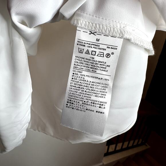 Banana Republic White Flowy Tank LAST CALL - Picture 4 of 5